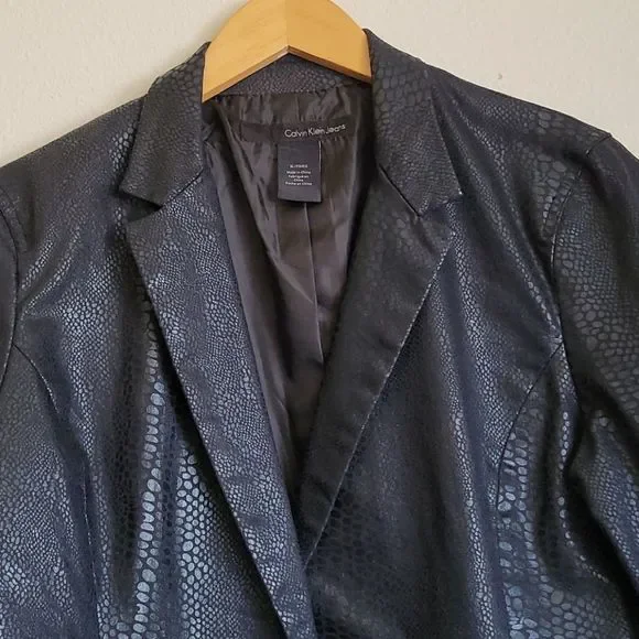 Calvin Klein shimmering jacket size XL/TG/EG - Picture 7 of 11